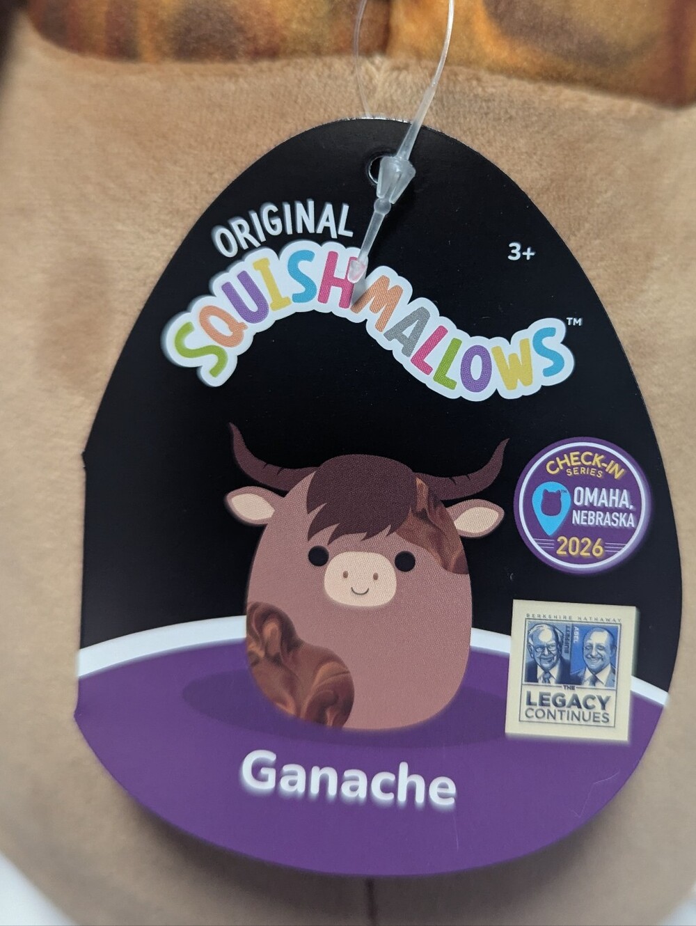 NWT Ganache Highland Cow Squishmallow - Picture 4 of 4
